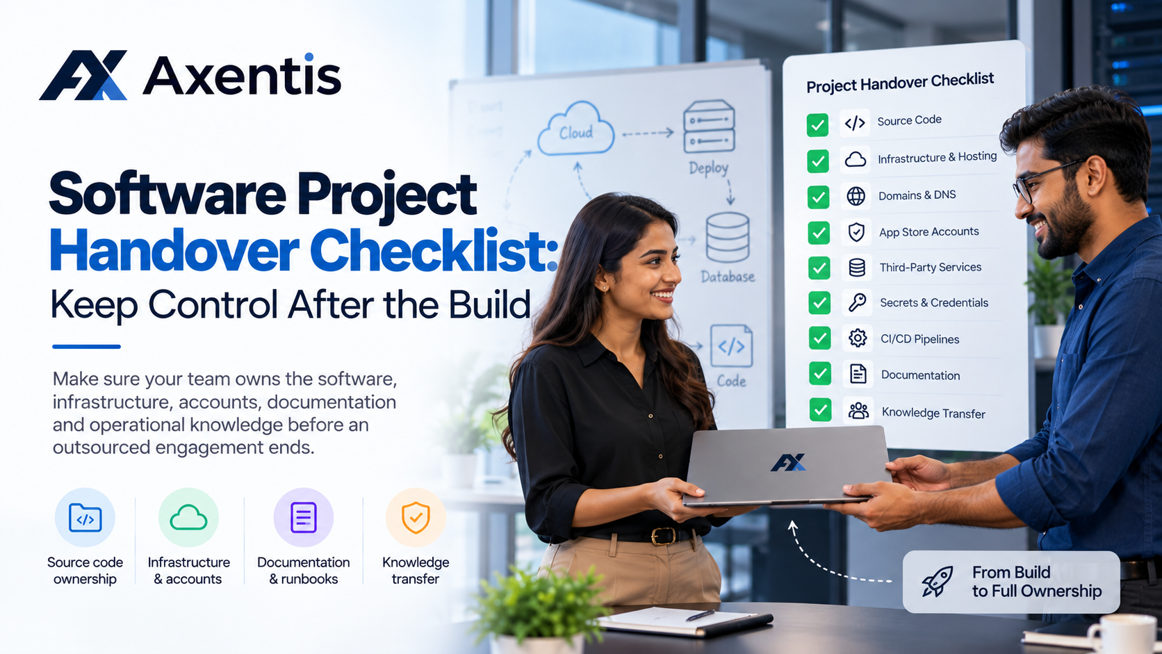 Owning Your Stack After an Outsourced Build: A Software Project Handover Checklist